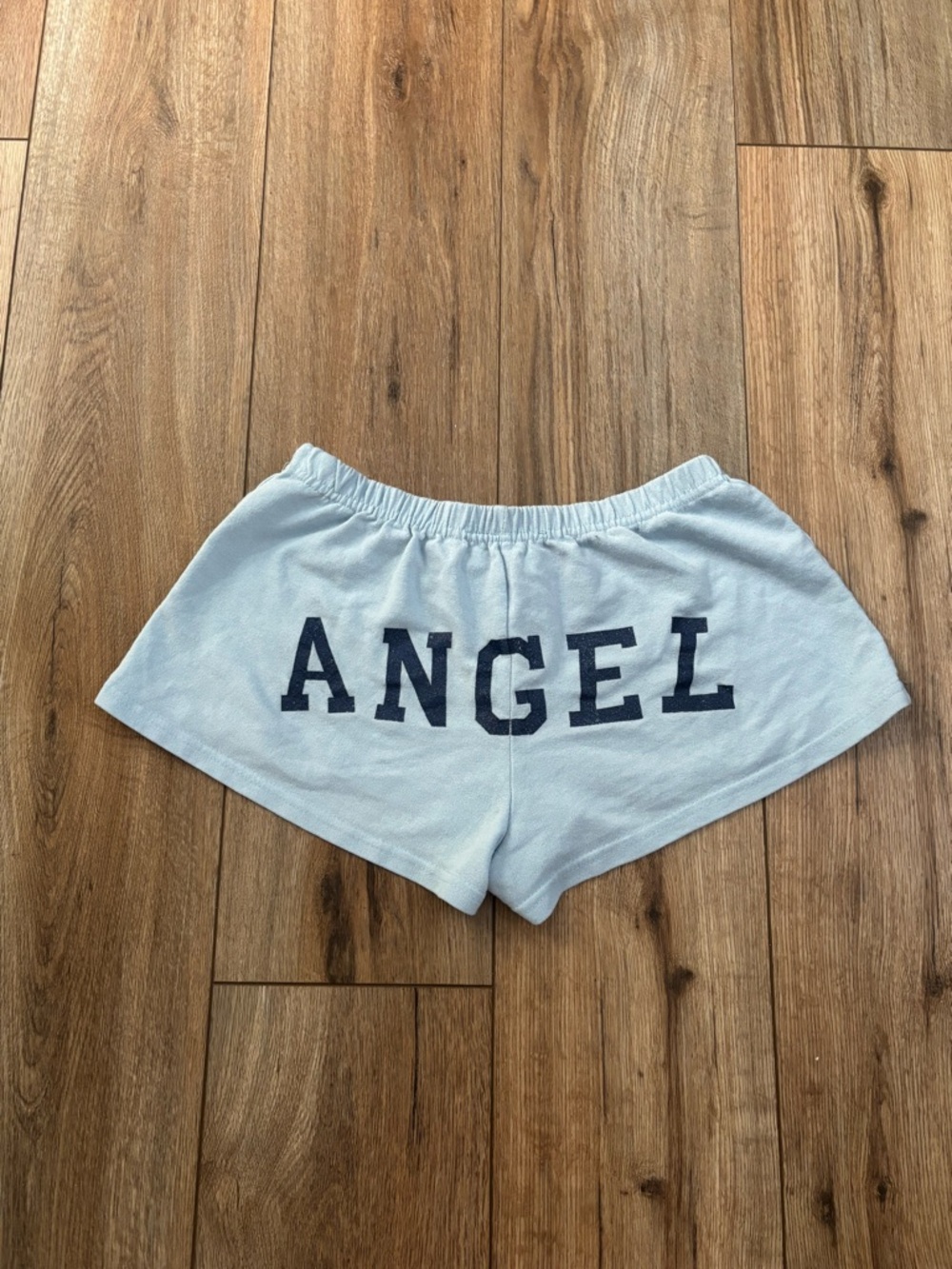 Vintage Y2K Glitter Angel Shorts by Funhouse